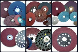 Different types of abrasive discs