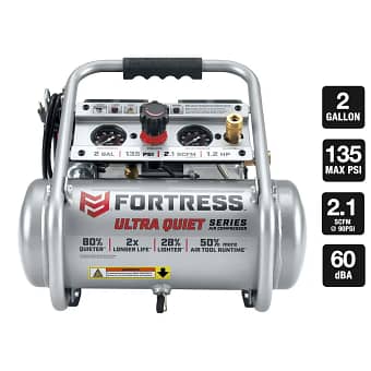 Fortress ultra quiet series air compressor