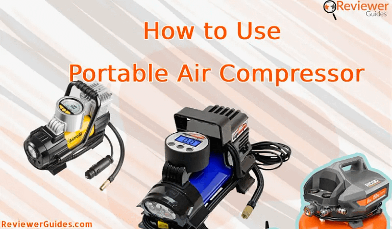 How to Use a Portable Air Compressor